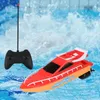 Electricrc Boats Hoge snelheid afstandsbediening Speedbootpools Lakes Outdoor Toys For Boys Toy Electronic Wireless RC Boat Children Gifts 230417