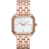 Elite Women Simple Personality Design Women's Stainless Steel Case Quartz Watch High-quality Fashion All-match Dress 2023 Rose Tuhao Gold