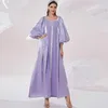 Vêtements Ethniques Femmes Marocaines Musulmanes Abaya Soirée Maxi Dress Dubai Cocktail Jilbab Islam