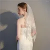 VEILOS BRIDAS Chegada de marfim branco veu veu da noiva acessórios de casamento sexy mariage vé vela vela