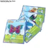 Drake tillbehör Färgglada Pocket Kite Outdoor Fun Sports Kite Flying Easy Flyer Kite Toy for Kidsl231118