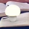 Lamps Shades Cute Mini LED Mushroom Lamp Light USB Night Lights Touch Sensor Atmosphere Lamp Soft Baby Child Sleeping Bedside Lamp 230418