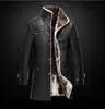 Men's Leather Faux Mens Clothing Genuine Sheep Natural Coat Winter Parka Real Fur Long Plush Thick Oversize Sheepskin Jackets For Man M5XL 231118