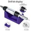 Nail Art Equipment Electric Drill Machine Set Professional Milling Cutter For Manicure Files Bits Gel Polish Remover Tools 230417