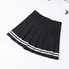 Skirts Pleated Tennis Skirt Womens Athletic Golf Skirt Sport Outfits Workout Running Mini Skirts Korean Style Sexy Skirt Harajuku Skirt 230418