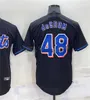 12 Francisco Lindor Baseball Jersey 20 Pete Alonso 21 Max Scherzer 48 Jacob DeGrom Ed Jerseys