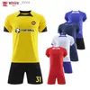 Maglia da calcio per bambini da collezione da uomo Set da calcio personalizzato allenamento fai da te partita tuta sportiva tessuto in poliestere di alta qualità nuova stagione Q231118