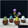 Vase Ceramic Flower Pot Vase Creative Delice Festival Gifts Office Porcelain Home Table Decor装飾飾りミニドロップ配信ホームGardDh8ox