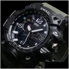 Zegarek zegarek marka smael moda zegarek dla mężczyzn Waterproof sportowe zegarki wojskowe 1545 męskie luksusowe na rękę kwarc podwójny dhgarden otp2g