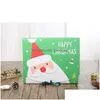Geschenkwikkel Kerst boog lintdoos Grote rode groene verpakkingsdozen Craft opslagpapier DIY Chocolade Candy 24cmx19.5cmx7cm Drop deli dhi6l