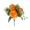 Decoratieve bloemen Simulatie Ball Chrysanthemum Realistische faux Home Wedding Decor Bolbous Flower