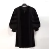 Men's Sleepwear Adults Cleric Clergy Robe Doctoral Gown Black Pulpit Pastor