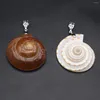 Pendant Necklaces Natural Freshwater Shell Conch Shape Exquisite Charms For Jewelry Making Diy Bracelets Necklace Earrings Accessorys