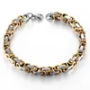 Men's Stainless Steel Byzantine Bracelet Fashion Jewelry Width 6mm Length 23cm Fashion JewelryBracelets