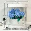 Bouquet di rose blu da costruire, compatibile con i regali LEGO fai da te, confezione regalo di alta qualità per le migliori amiche delle ragazze, San Valentino