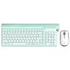 Teclados LANGTU LT500 Wireless 2.4G Teclado e Mouse Set Punk Style 102 Key Recarregável Mute Carregando ABS Computador para Windows Mac 231117