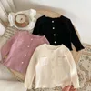 Pagliaccetti Ins Baby Set Primavera Abbigliamento per ragazzi e ragazze Cotone 2 pezzi Semplice e versatile Pigiama per la casa 231117