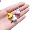 10Pcs Duck Resin Charms Cute Animal Mixed Color Charms For Jewelry Making Bracelet Earring Necklace Pendant Supplies Fashion JewelryCharms pendants duck 10pcs