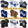 Personnalisé S-6XL Football 4 Dak Prescott Jersey Stitch 19 Amari Cooper Emmitt Smith DeMarcus Lawrence Brandin Cooks Stephon Gilmore Tony Pollard Cooper Rush Rico Dowdle