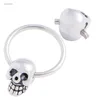 Studörhängen Javrick Punk Retro Ear Piercing Studs Titanium Steel Ghost Personality Jewelry Gift