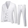 Costumes pour hommes Blazers costume pour hommes mince 3 pièces costume affaires fête de mariage veste gilet pantalons et costumes pour hommes hommes à motifs costume vêtements hommes 231118