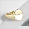 Band Ringe Mode Irregar Runde Kreis Geometrische Ring Gold Silber Farbe Offene Fingerringe Für Frauen Männer S-R715 Drop Lieferung J Dhgarden OT8G3