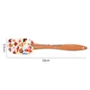 Cake Tools Christmas Sile Cream Spata Kitchen Baking Tool Beech Wood Household Mixing Drop Delivery Home Garden Dining Bar Ba Dhgarden Dhfw8