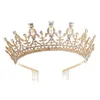 Coiffes couronne cheveux accessoires cadeau princesse diadème mariée Quinceanera pour les femmes fête anniversaire reconstitution historique Halloween bal