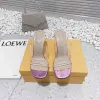 Hot summer transparent sandals high heels women's high heels electroplated sole fashion multi-purpose everything factory shoes luxury designer