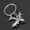 Creative Mini Air Avion Métal Alliage Porte-clés Porte-clés Noël Anniversaire Fête De Mariage Cadeau Faveur 3D Pendentif