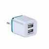 2.1A Mini Dual Port USB Wall Charger Universal för iPhone Samsung