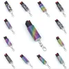 Bulingbuling 13 färger 20 ml Spray Nyckelringar Gradient Diamond Defense Keychain för kvinnligt utomhus självförsvar Tools tillbehör