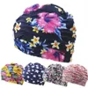 Swimming caps 1PC haute élastique bonnet de natation hommes femmes taille libre solide fleurs imprimé cheveux longs sport natation piscine chapeau Nylon Turban P230418