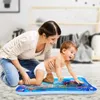 Play Mats Baby Water Mat Inflatable Water Play Mat Crawling Pad Game Infant Summer Fun Play Cushion Developing Toy Babies Toys 0 12 Months 230417