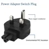 كابل الطاقة المكونات 2x UK 33Pin ذكر إلى IEC 320 C5 AC Adapter Industrial Heavy Converter 231117