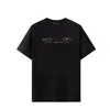 Summer Fashion Graffiti Letters T-shirts pour hommes Impression de marque de luxe Loosee Lovers T-shirts Pull Designer T-shirts pour hommes et femmes Couples Tees Taille S-2XL