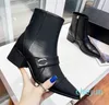 Design Boots Channel Fashionabla Women Business Work Decoration Slip Knight Boots Martin Boot Casual Sock