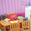 Cucine Gioca Cibo Giocattoli Bambola 1 12 Foresta Famiglia Montessori Compatibile in miniatura Accessori per case delle bambole Mobili Finta Regali 230417