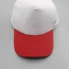 Sublimazione Blanks Berretto da baseball Cappello a trasferimento termico Stampa a caldo Cappelli bianchi Personalizza Cappellini per bambini A02