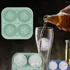Baking Moulds Large Ice Balls Chilling Whiskey Cocktails Drinks Cube Tray Football Shape Silicone Mold Soccer