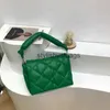 Torby na ramię zielony designerka torba na ramię kobiety swobodna przestrzeń bale w dół pióra wyściełana mesager cotton crossbody Summerstylishyslbags