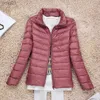 Piumino da donna Parka Cappotto invernale da donna Autunno Piumino d'anatra ultraleggero per donna Piumino sottile Capispalla portatile Piumino antiventoL231118