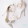 Chaussures de mariage de créateurs - Marques d'été Maisel Sandals Lxuxry Crystal