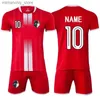 Maglie da calcio per bambini da collezione Imposta uomo Ragazzi Abbigliamento da calcio Completo lungo corto Seve Divise da calcio per bambini Tuta da calcio Kit maglia Q231118