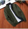 Jaquetas masculinas Windbreaker Algodão Zipper Jaquetas Homens Beisebol Piloto Bomber Jaqueta Casual Slim Fit Sólido Dupla Face Desgaste Casaco Outono 231118