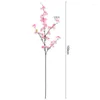 Fleurs décoratives 109 cm fleur artificielle soie fleur de cerisier branche printemps prune pêche salon Vase décoration de fête de mariage pour la maison