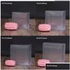 Gift Wrap Pvc Box Clear Frosted Craft Display Small Jewelry Packing Holder Transparent Plastic Lx3578 Drop Delivery Home Gar Dh7Oj