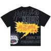 2023SS T Shirt Men's Plus Tees Kobiety 1 litera Graffiti Print Beige Black Casual Short Sleeve T-shirt 2V50C {kategoria}