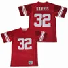 High School Football Ampipe 33 Stefen Djordjevic Jerseys College Moive Equipe respirável Amarelo Puro Algodão Retro Pulôver Bordado para Fãs do Esporte Hiphop Homens