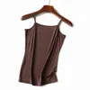 Camisoles Réservoirs Femmes Solide Coton Camisoles Gilet Femmes Débardeurs Femme D'été Sexy Sangle De Base Tops Mince Sans Manches Camisole 230418